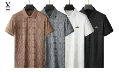 2026 ルイヴィトン 夏新着 ポロカラー半袖Tシャツ 洗濯耐久性抜群 デイリー ベーシック ブランド コピー