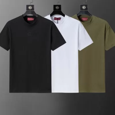 2026 グッチ 夏新着 ベーシック クルーネック半袖Tシャツ デイリービジカジカジュアル ブランド コピー