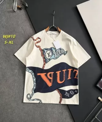 2026 ルイヴィトン 夏新着 ヴィンテージ クルーネック半袖Tシャツ シンプル合わせやすい ブランド コピー