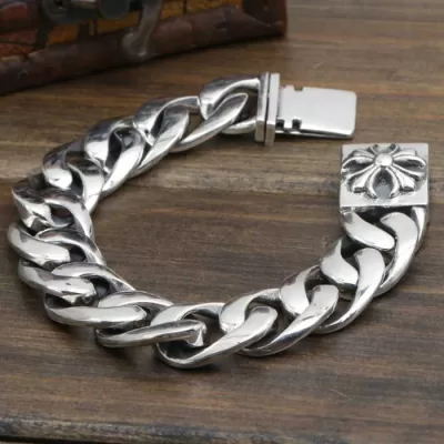 【人気ブログ掲載】 2020 クロムハーツ CHROME HEARTS シルバー925 ブレスレット