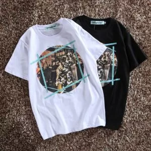 2色可選希少性の高い 流行っている OffWhite オフホワイト半袖Tシャツ