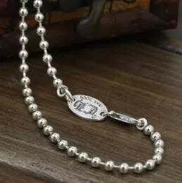 綺麗に輝きの 2020 CHROME HEARTS クロムハーツ ネックレス シルバー925