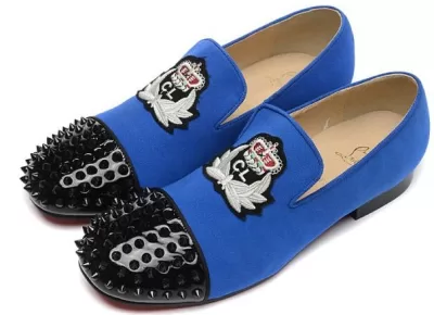 人気ブランド 2020 Christian Louboutinクリスチャンルブタン スエードスパイク ビジネスシューズ