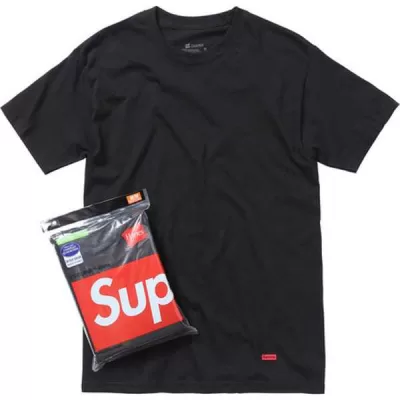 涼しげな印象のsupreme Hanes Tagless Tee 個性派 シュプリーム SUPREME 優しい肌触り半袖Tシャツ 3色可選