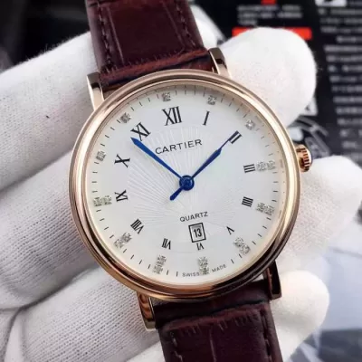 2020 CARTIER カルティエ人気商品登場 輸入 クオーツ ムーブメント 40mm 男性用腕時計 4色可選