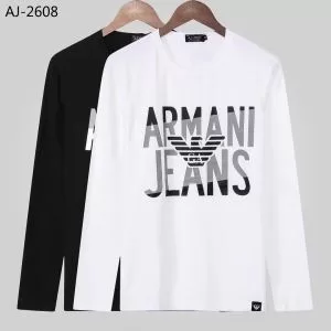 話題の新作到着 2020年人気満々のブランド アルマーニ ARMANI 2色可選 長袖Tシャツ