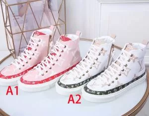 ハイトップシューズ 2色可選 《2020年》今、注目のストリート 特に夏は人気アイテム ルイ ヴィトン LOUIS VUITTON
