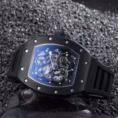 人気 ランキング 2020 リシャールミル RICHARD MILLE 透かし彫りムーブメント 男性用腕時計 3色可選