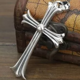 ファッション 2020 CHROME HEARTS クロムハーツ シルバー925 ペンダントトップ 十字架