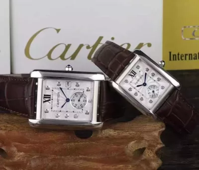 2020 SALE開催 カルティエCARTIER 恋人腕時計 輸入クオーツムーブメント 多色選択可