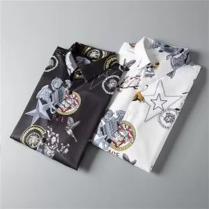 2色可選 季節感のあるファッション シャツ《2020年》今、注目のストリート ヴェルサーチVERSACE