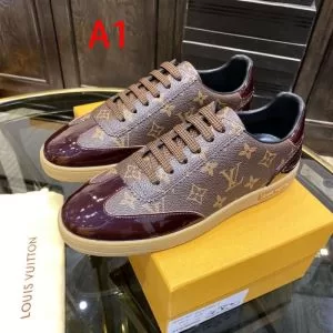 非常にシンプルなデザインな 2色可選 スニーカー 価格帯が低い ルイ ヴィトン LOUIS VUITTON