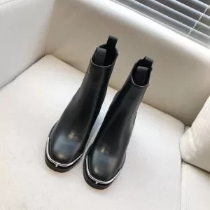 2色可選 アレキサンダーワン ALEXANDER WANG 2020秋冬流行ファション 最高にCOOL秋冬新作 レザーブーツ 秋冬から人気継続中