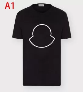 人気ランキング最高MONCLER Geniusプリント ｔシャツ モンクレール コピー メンズ 着こなしコットンウェア コーディネート 黒