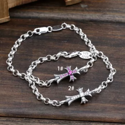 2020 クロムハーツ CHROME HEARTS 【人気ブログ掲載】 シルバー925 ブレスレット 2色可選