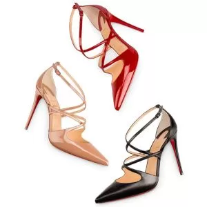 華やかさ満点CHRISTIAN LOUBOUTIN ハイヒール3色選択可クリスチャンルブタン 超人気美品
