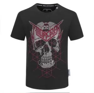 春夏コレクション新品 フィリッププレイン PHILIPP PLEIN 普段見ないデザインばかり 半袖Tシャツ