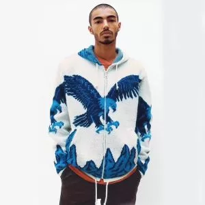 2020トレンドアイテム激安 パーカー 活躍するトレンドアイテムSUPREME Eagle Hooded Zip Up Sweater