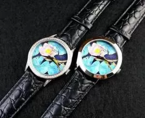 値下げ 2020 Patek Philippe パテックフィリップ スイスムーブメント サファイヤクリスタル風防 ダイヤベゼル 女性用腕時計 2色可選