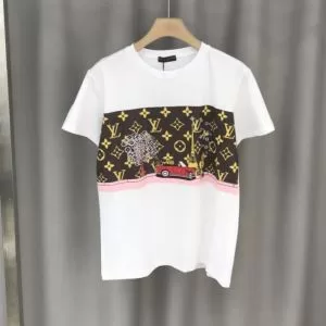 2020春新作 半袖Tシャツ ファッショニスタを中心に新品が非常に人気 ルイ ヴィトン LOUIS VUITTON
