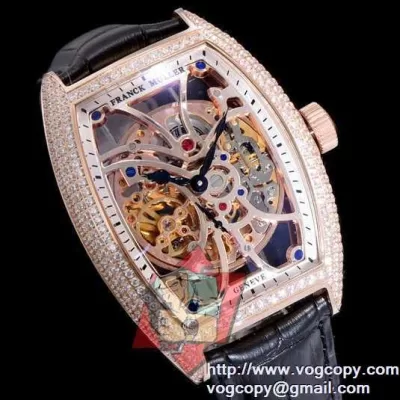 サイズ豊富 FRANCK MULLER 2020春夏 男性用腕時計 多色選択可 透かし彫りムーブメント