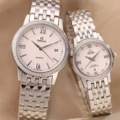 大人キレイに仕立てる 2020 OMEGA オメガ 恋人腕時計 5色可選 ステンレス