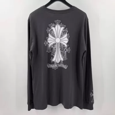 大人気のブランドの新作 2色可選 長袖 ロンT 普段のファッション クロムハーツ CHROME HEARTS