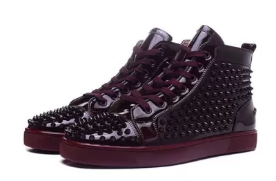 スタイルアップ効果2020秋冬クリスチャンルブタン Christian Louboutin ハイトップシューズ