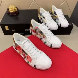 夏らしい季節感 2020春夏も引き続きトレンド ドルチェガッバーナ DolceGabbana 2色可選 カジュアルシューズ
