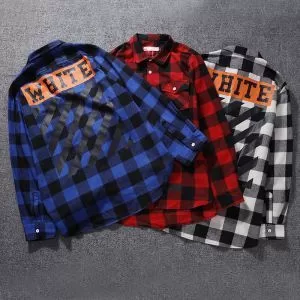 主役級のアイテムOffWhite2020新品入荷 オフホワイト 3色可選チェックシャツ人気急上昇中
