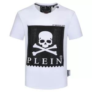トレンド最先端のアイテム 2色可選 半袖Tシャツ どのアイテムも手頃な価格で フィリッププレイン PHILIPP PLEIN