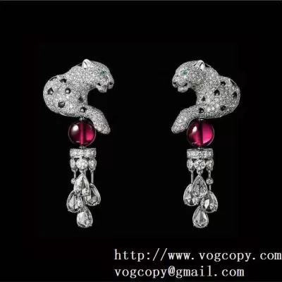 CARTIER パンテール ドゥ カルティエ イヤリング結婚式華美高級ブランド アクセサリー プレゼントスタイリッシュ新作