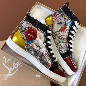 Christian Louboutinルブタンスニーカーコピー超激得100新品メンズハイカットシューズ通勤通学靴