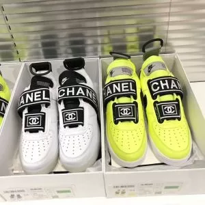流行ファッション 大人の可愛さを引き立て シャネル CHANEL カジュアルシューズ 2色可選