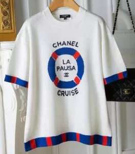 CHANEL シャネル 半袖Tシャツ 大人の可愛さを引き立て 2020夏ファション新品 今っぽく新作アイテム