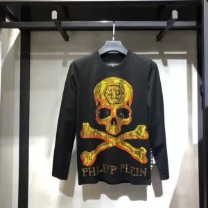 冬の人気ブランドとなった PHILIPP PLEIN フィリッププレイン 2020秋冬最安価格新品 長袖Tシャツ