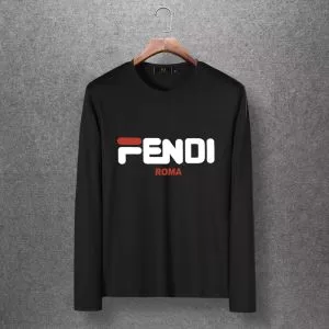 秋服コーデ2020年版 フェンディ FENDI 長袖Tシャツ 4色可選 人気ブランドの新作秋冬トレンド
