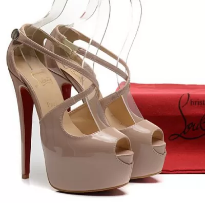 高級感ある2020 Christian Louboutinクリスチャンルブタン エナメル革 サンダル