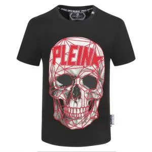 絶対に見逃せない 半袖Tシャツ2色可選 おしゃれに大人の必見 フィリッププレイン PHILIPP PLEIN
