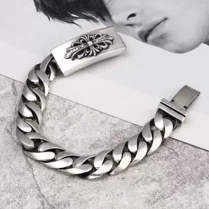 2020春夏も引き続きトレンド ブレスレット クロムハーツ 透け感優しい CHROME HEARTS 大人っぽく仕上げ