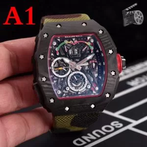 セール中 大人気ブランド リシャールミル RICHARD MILLE 美品入手困難 男性用腕時計 4色可選