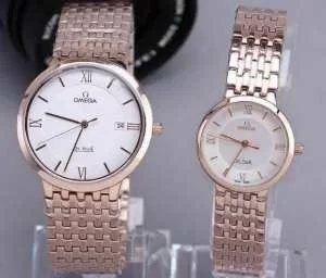 美品 2020 OMEGA オメガ 輸入クオーツムーブメント 恋人腕時計 5色可選