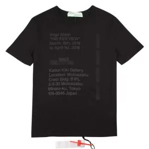人目を引く存在感半袖Tシャツ 2020年春夏入荷 OffWhite オフホワイト