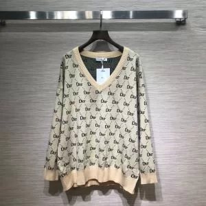 秋服コーデ2020年版 ニットパーカー とにかく完璧ブランド新作 ディオール DIOR 大胆なチェックの人気トレンド