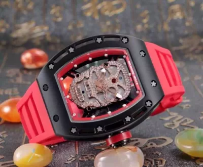 存在感のある 2020 リシャールミル RICHARD MILLE 透かし彫りムーブメント 男性用腕時計