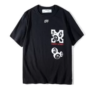 高級感が漂う 半袖Tシャツ OffWhite ラックスした雰囲気オフホワイト 2色可選