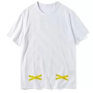 超お買い得 OffWhite オフホワイト 2020年春夏入荷 半袖Tシャツ 2色可選 通気性に優れた