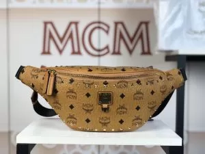 エムシーエム コピー MCM 《2020年》今、注目のストリート 2色選択可 ウエストポーチ 着回し力も抜群です 派手にはなりすぎず
