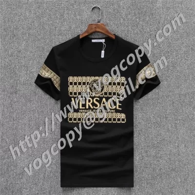 驚きのプライス ヴェルサーチ2色可選 VERSACE おしゃれに大人の必見 半袖Tシャツ 絶対に見逃せない