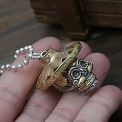 ずっと人気♪ 2020 クロムハーツ CHROME HEARTS シルバー925 ペンダントトップ スカル